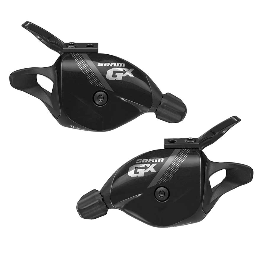 Shifters SRAM SRAM GX Trigger Shifter Set 2x11 Speed Black Dark Slate Gray