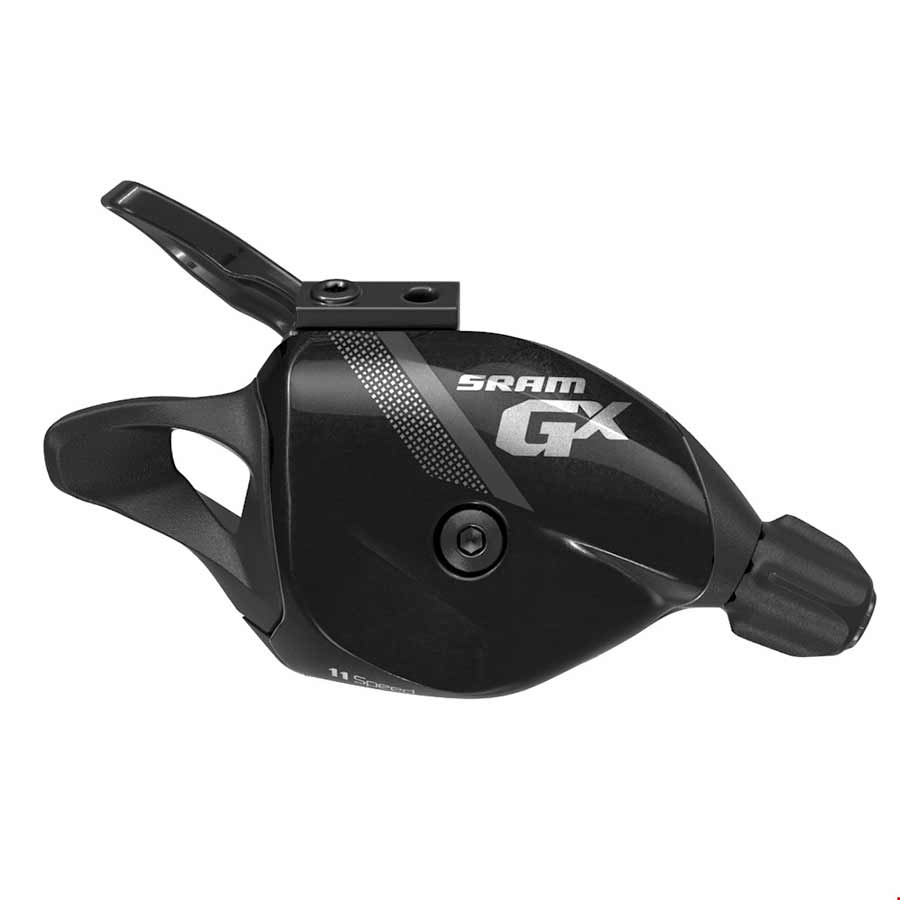 Shifters SRAM SRAM GX-E Single-Shift Trigger Shifter 11-Speed Rear Discrete Clamp Black Dark Slate Gray