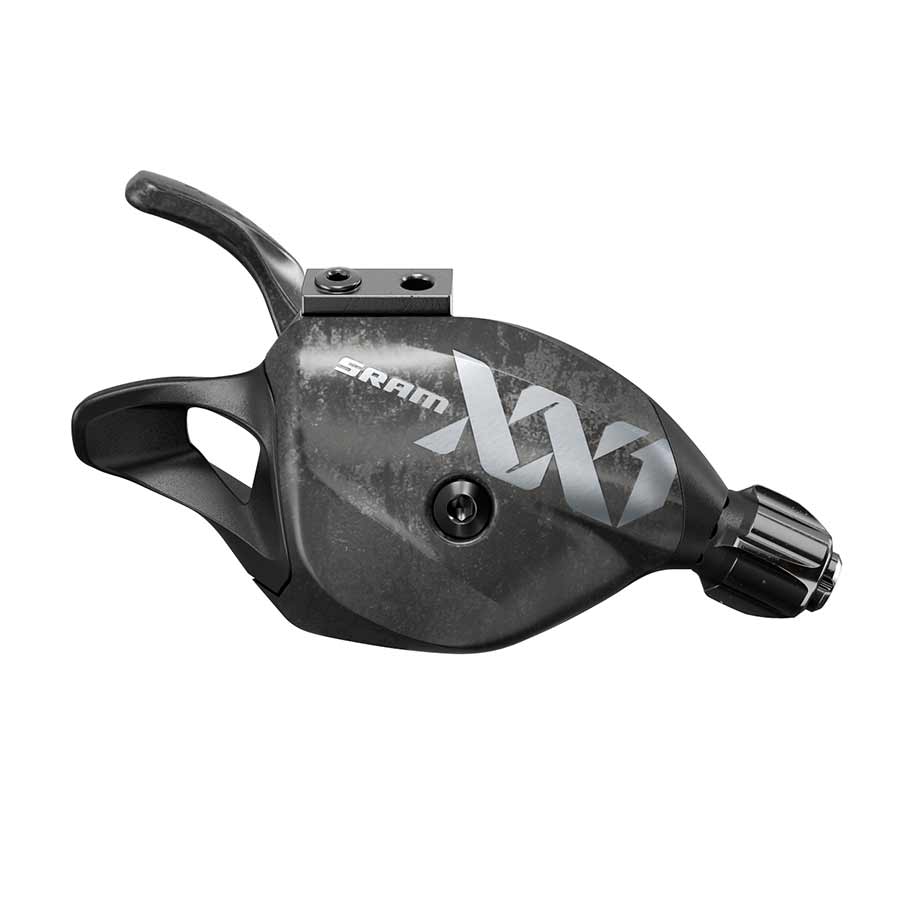 Shifters SRAM SRAM XX1 Eagle Trigger Shifter - Single Click Rear 12-Speed Discrete Clamp Lunar Dark Slate Gray