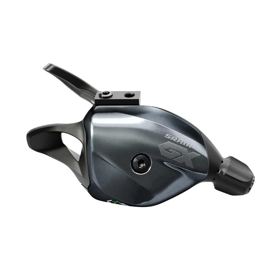 Shifters SRAM SRAM GX Eagle Trigger Shifter - Single Click Rear 12-Speed Discrete Clamp Lunar Dark Slate Gray