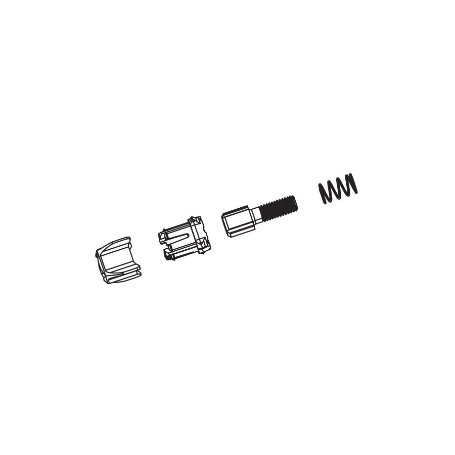 Mountain Shifter Part SRAM SRAM XX1 X01 Shifter Adjusting Barrel Assembly BLK Fits Eagle Earlier Versions Each Dark Slate Gray