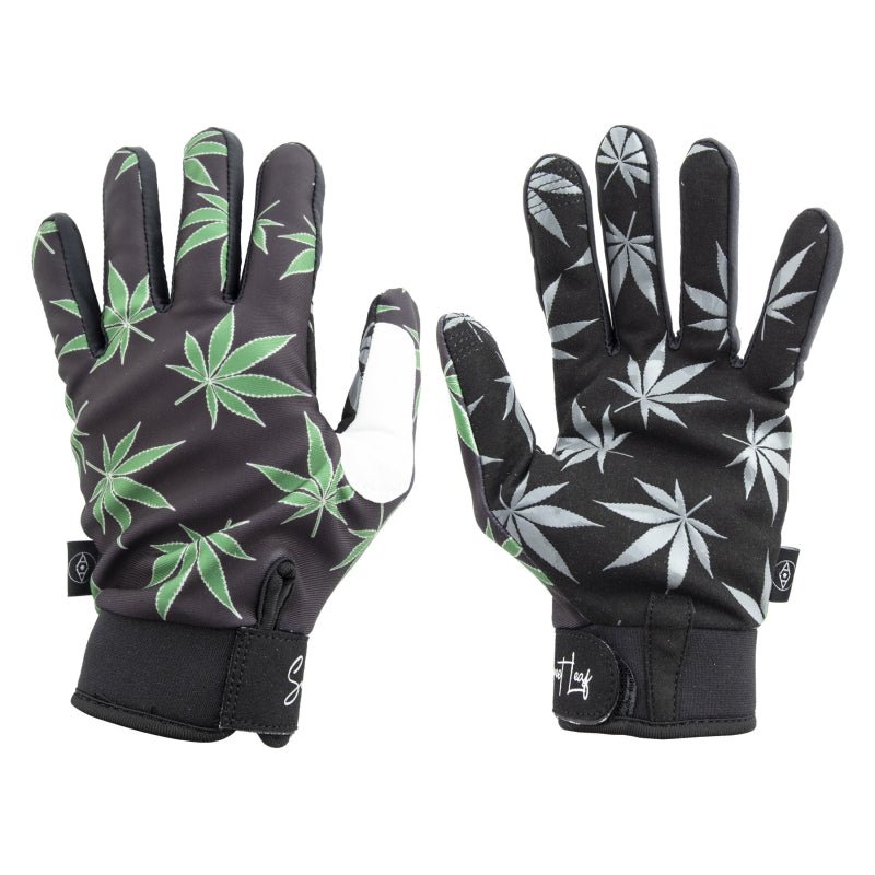 Apparel Alienation Alienation Sweet Leaf Gloves XL Unisex Black Dark Slate Gray