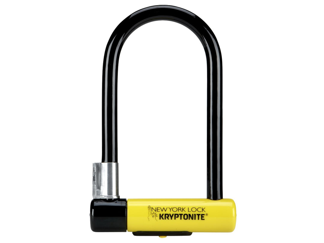 U-Lock Kryptonite Kryptonite New York U-Lock - 4 x 8" Keyed Black Includes bracket Black
