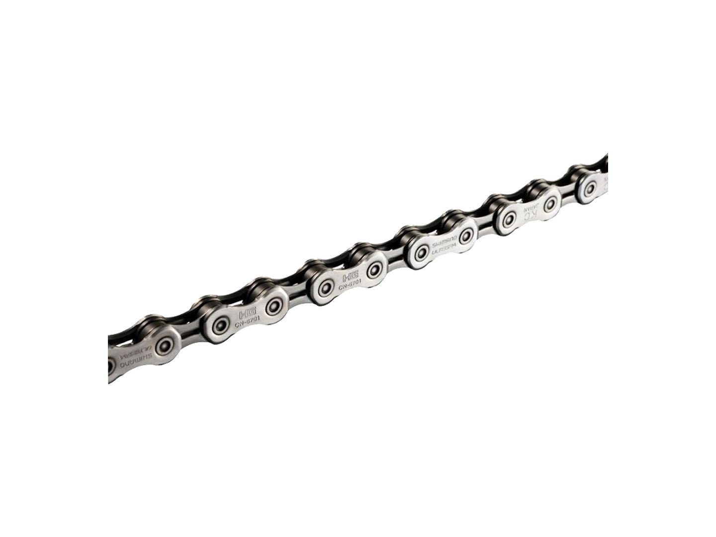 Chains Shimano Shimano CN-6701-10 Chain - 10-Speed 116 Links Silver Gray