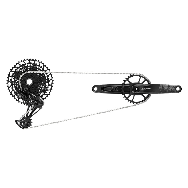 Group Kits SRAM SRAM NX Eagle Groupset 170mm 32 Tooth DUB Crank Rear Derailleur 11-50 12-Speed Cassette Trigger Shifter Chain Dark Slate Gray
