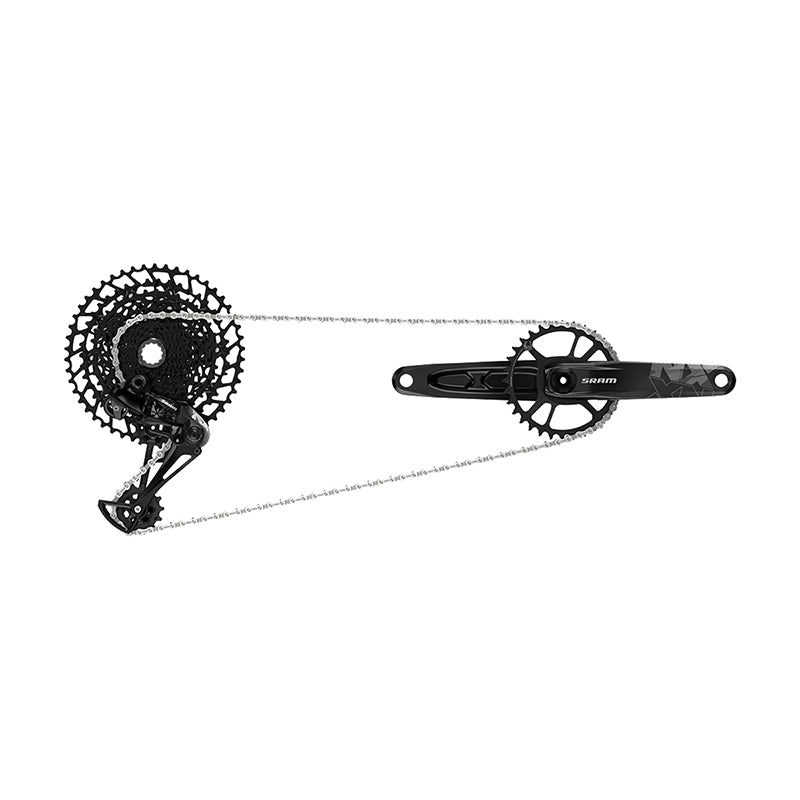 Group Kits SRAM SRAM NX Eagle Groupset 175mm 32 Tooth DUB Boost Crank Rear Derailleur 11-50 12-Speed Cassette Trigger Shifter Chain Light Gray