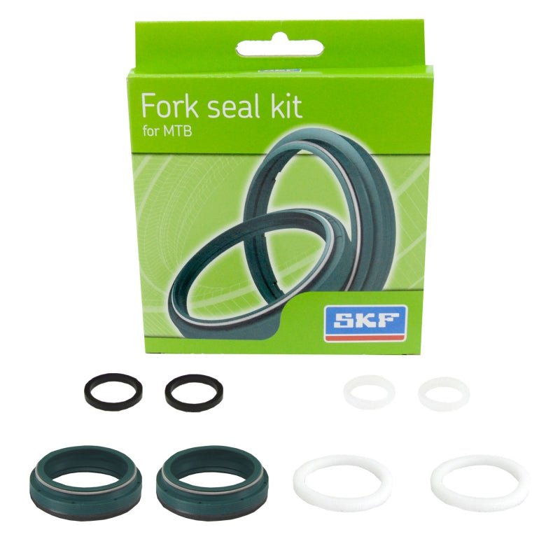 Fork Service Kits SKF SKF Seal Kit 2007-17 RockShox - 32mm Yellow Green