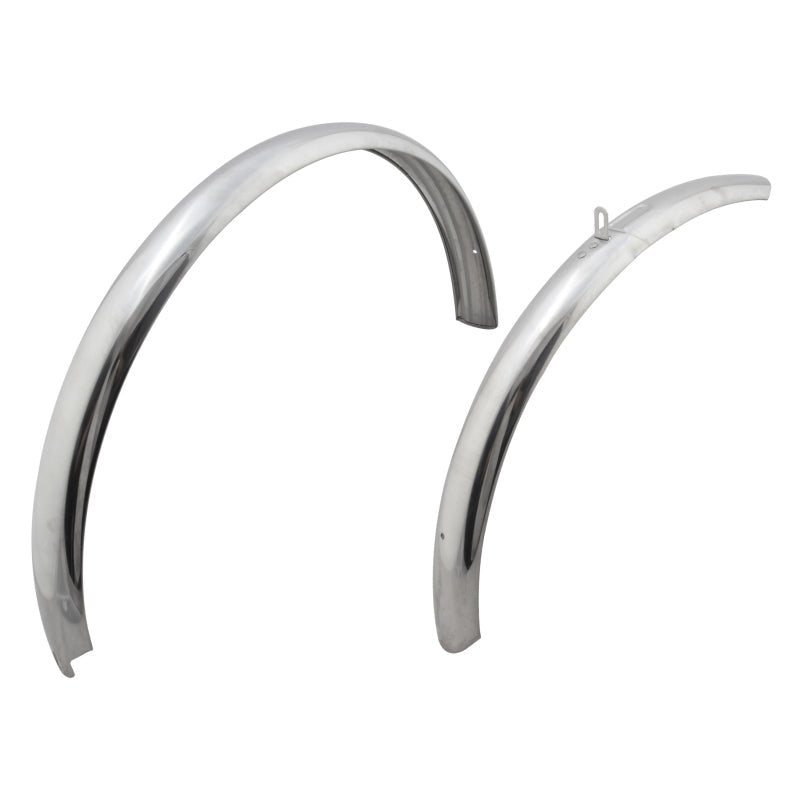 Fenders Sunlite Sunlite Stainless Steel Pair 26` MTB 26` x 58mm Stainless Chrome 48mm / 1.90` Gray