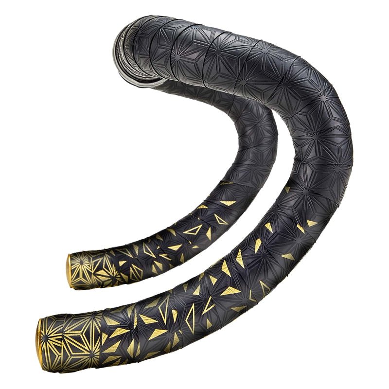 Grips Supacaz Supacaz Super Sticky Kush Star Fade Gold bar tape Dark Slate Gray