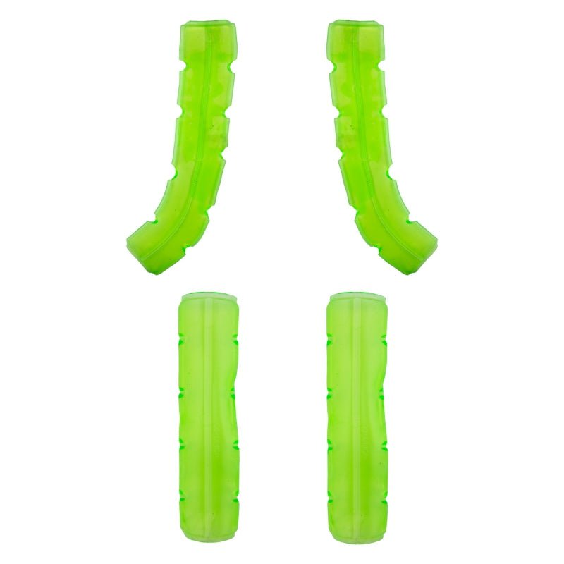 Grips Origin8 Origin8 Green Gelly Handlebar Gel Pads Green Yellow Green
