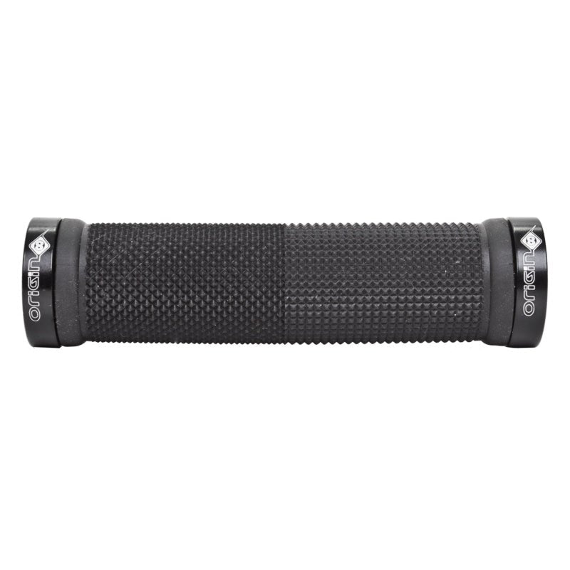 Grips Origin8 Origin8 Pulsion Locking Black/Black 130mm Dual Lock On Dark Slate Gray