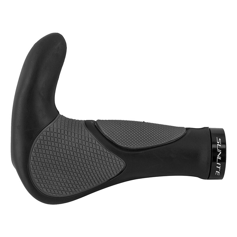Grips Sunlite Sunlite Ergo Form Plus Locking Black/Grey 140mm Dual Lock On Dark Slate Gray