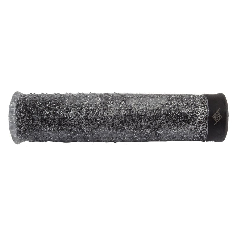 Grips Origin8 Origin8 Stickr Locking Glitter Silver 132mm Single Lock On Dark Slate Gray