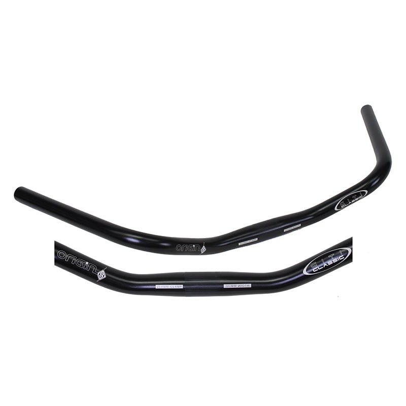 Handlebars Origin8 Origin8 Citi Classic 25.4mm 580mm 50mm 60° Black Urban Riser AL6061 Dark Slate Gray