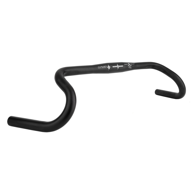 Handlebars Origin8 Origin8 Gary Sweep OS 31.8mm 610mm 85mm 105mm Black Off-Road Drop AL6061 Dark Slate Gray