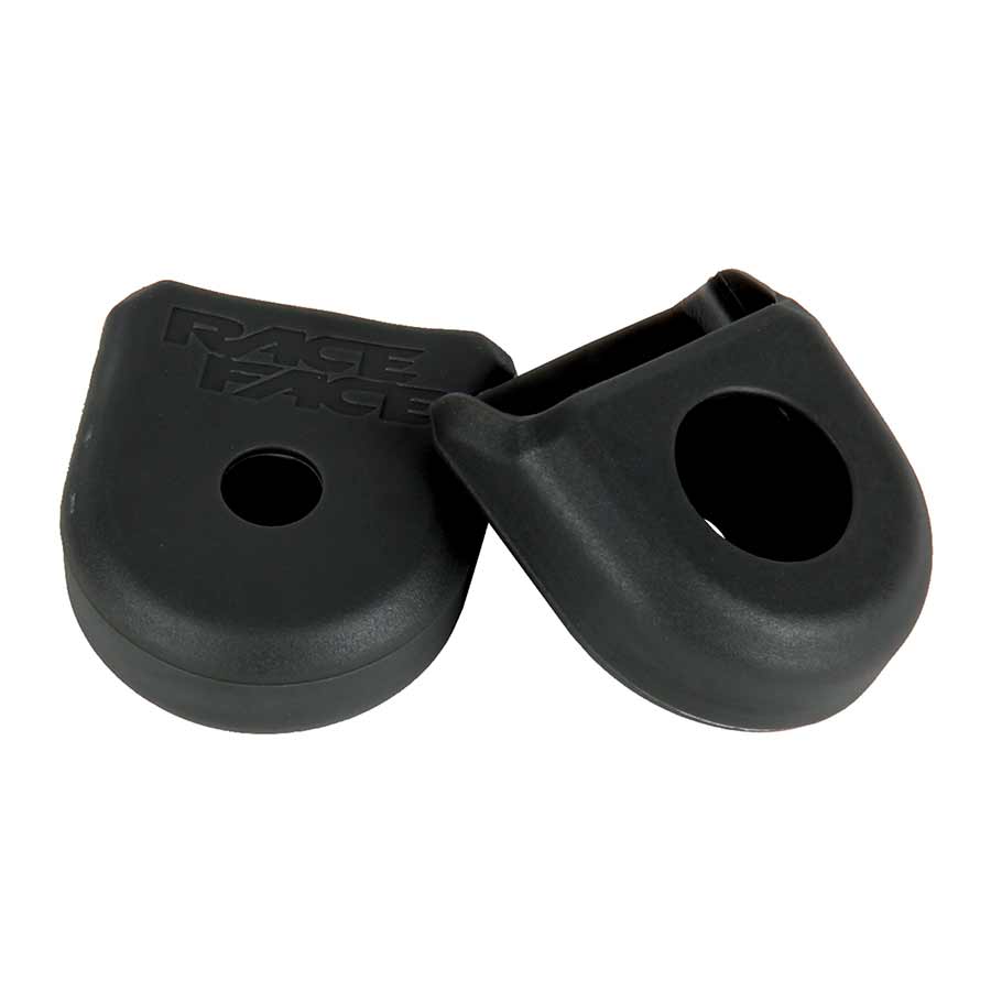 Crank Bolts and Parts Race Face RaceFace Crank Boots: For Carbon Cranks 2-Pack Black Dark Slate Gray