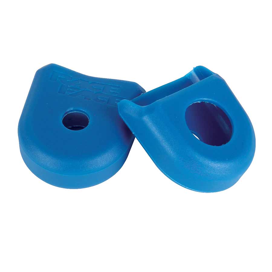 Crank Bolts and Parts Race Face RaceFace Crank Boots: For Carbon Cranks 2-Pack Blue Dark Cyan