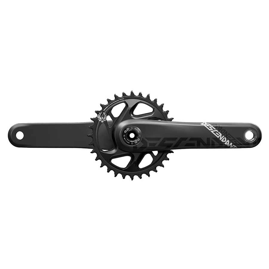 Cranksets and Arms TruVativ TruVativ Descendant Carbon Eagle Boost Crankset - 170mm 12-Speed 32t Direct Mount DUB Spindle Interface BLK Dark Slate Gray