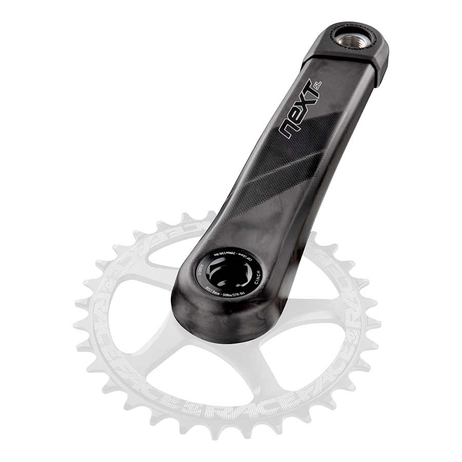 Cranksets and Arms Race Face RaceFace Next SL G5 Crankset - 175mm Direct Mount 136mm RaceFace CINCH Spindle Interface BLK Light Gray
