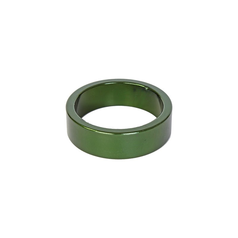 Headsets Origin8 Origin8 Alloy Headset Spacers SHIS Spacer 1-1/8` x 10mm Green 10 to a bag Alloy Dark Olive Green