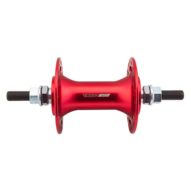 Hubs Black ops Black ops MX-1100co BMX Hubs hub front 36H 100 Maroon