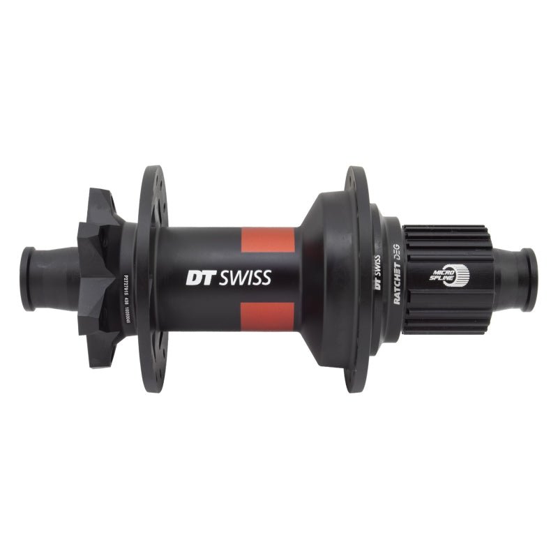 Hubs DT Swiss DT Swiss 240 DEG Rear Hub - 12 x 148mm 6-Bolt Micro Spline BLK/Red 28H 90pt Dark Slate Gray