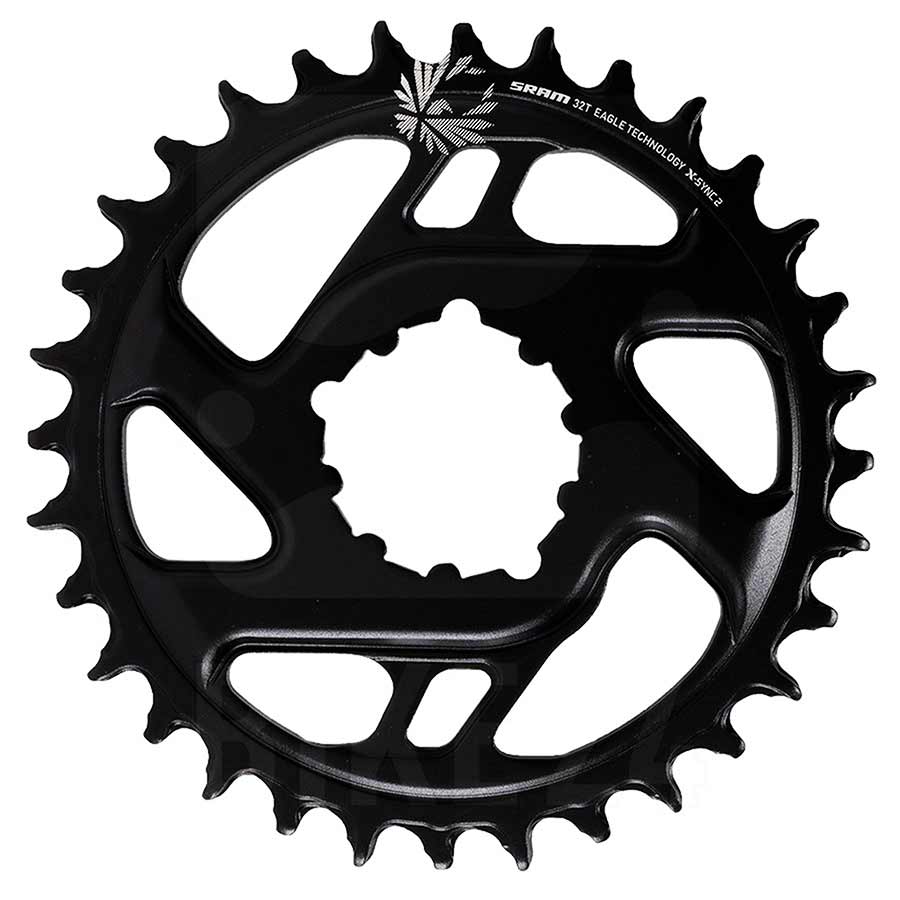 Chainrings SRAM SRAM X-Sync 2 Eagle Cold Forged Direct Mount Chainring 34T Boost 3mm Offset Black