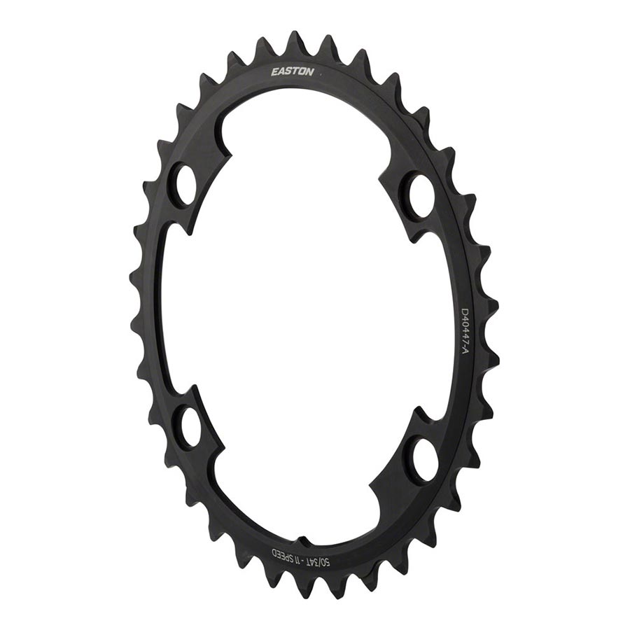 Chainrings Easton Easton Asymmetric Chainring: 4-Bolt 11-Speed 39t Black Dark Slate Gray