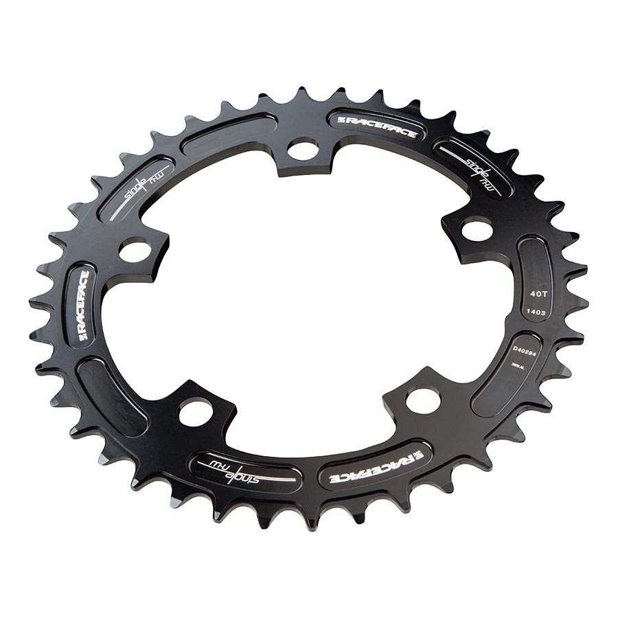 Chainrings Race Face Raceface Narrow Wide 130mm BCD 44T Chainring 9-12sp BCD: 130 7075-T6 Aluminum Black Dark Slate Gray