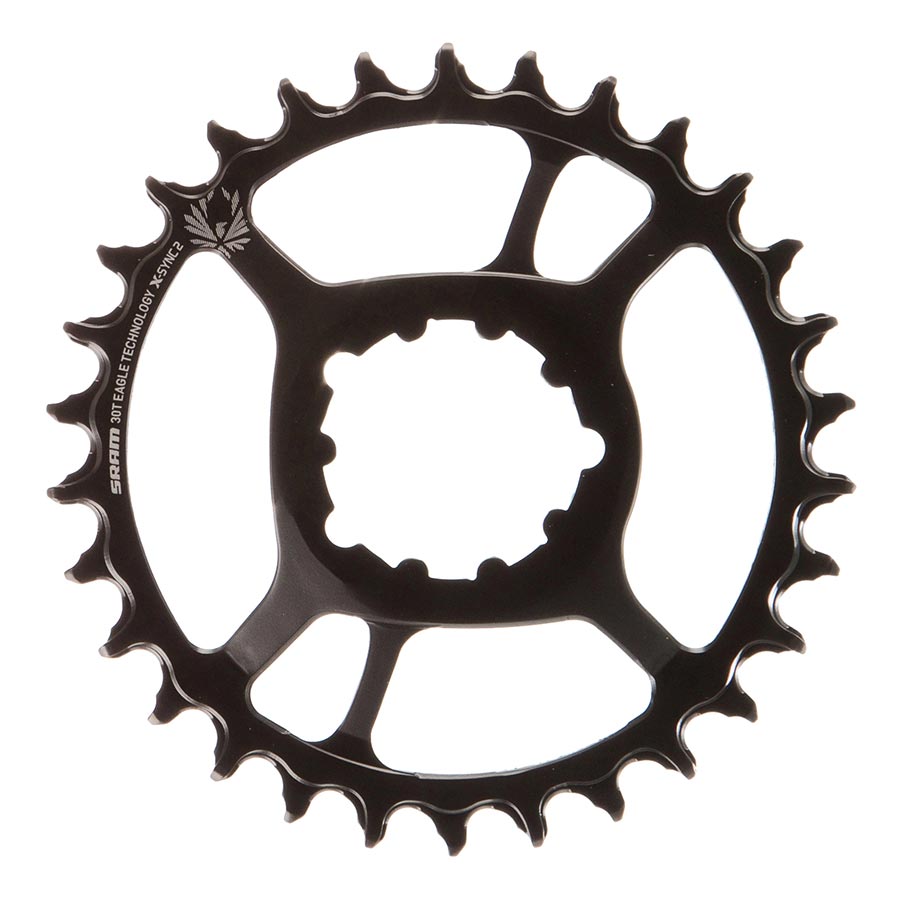 Chainrings SRAM SRAM X-Sync 2 Eagle Steel Direct Mount Chainring 30T 6mm Offset Dark Slate Gray