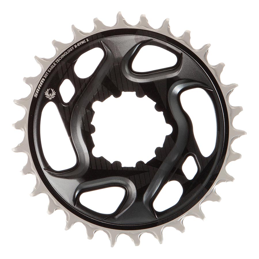 Chainrings SRAM SRAM X-Sync 12sp 6mm Chainring Forged Eagle DM 30t Lunar Gray