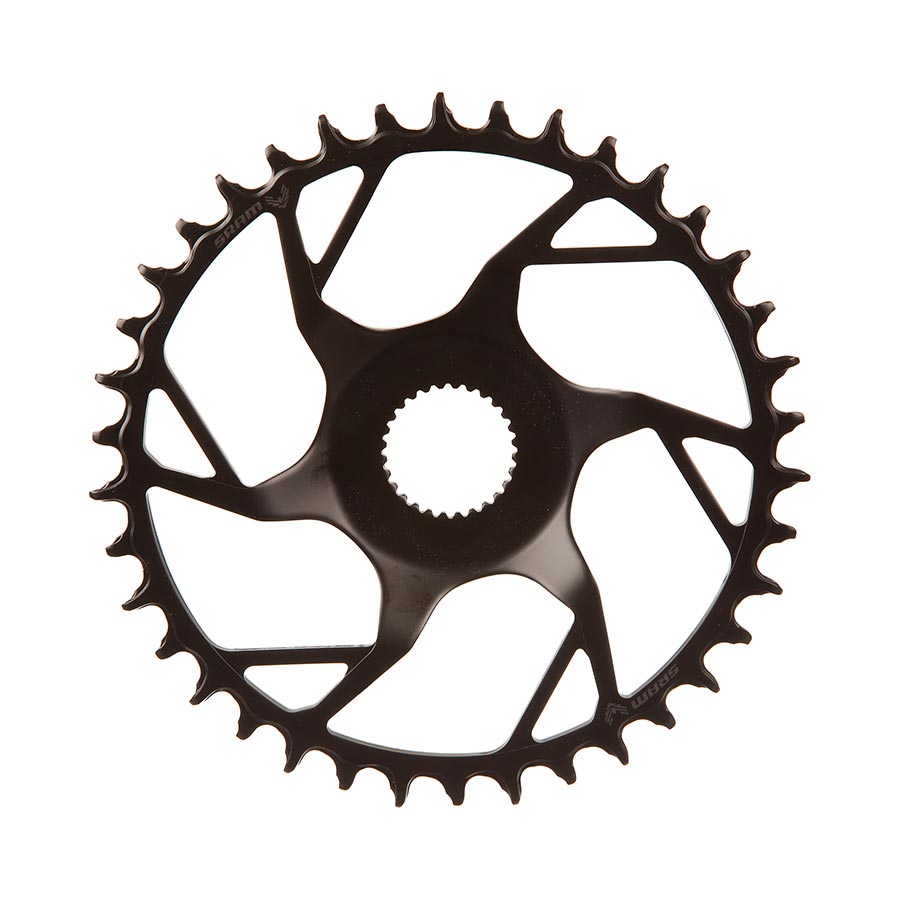 Chainrings SRAM SRAM Eagle T-Type E-MTB Bosch Chainring Teeth: 38 Speed: 12 BCD: Direct Mount Aluminum Black Black
