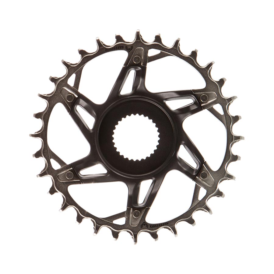Chainrings SRAM SRAM XX T-Type E-MTB Chainring Bosch Gen 4 32t Blk/Slv Dark Slate Gray