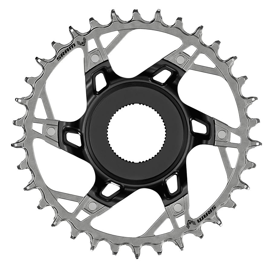 Chainrings SRAM SRAM XX T-Type Chainring - 34T Shimano Steps Direct Mount Dark Slate Gray