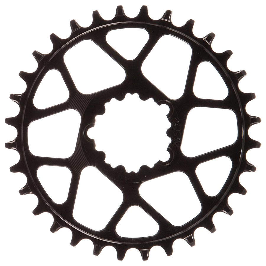 Chainrings Works Components Works Components SRAM GXP Direct Mount Chainring Teeth: 32 Speed: 12 BCD: Direct Mount SRAM 3 Bolt Front 7075-T6 Aluminum Black Black