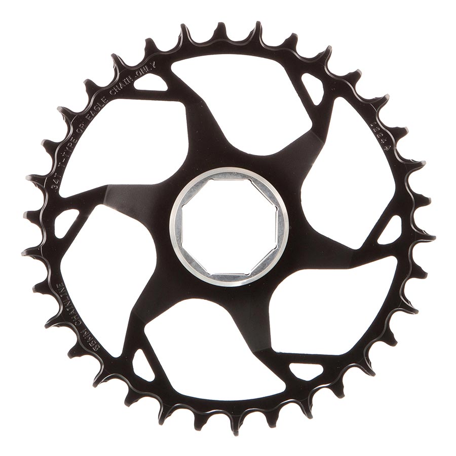 Chainrings SRAM SRAM T-Type E-MTB Chainring Brose CL55 34t Blk/Slv Dark Slate Gray