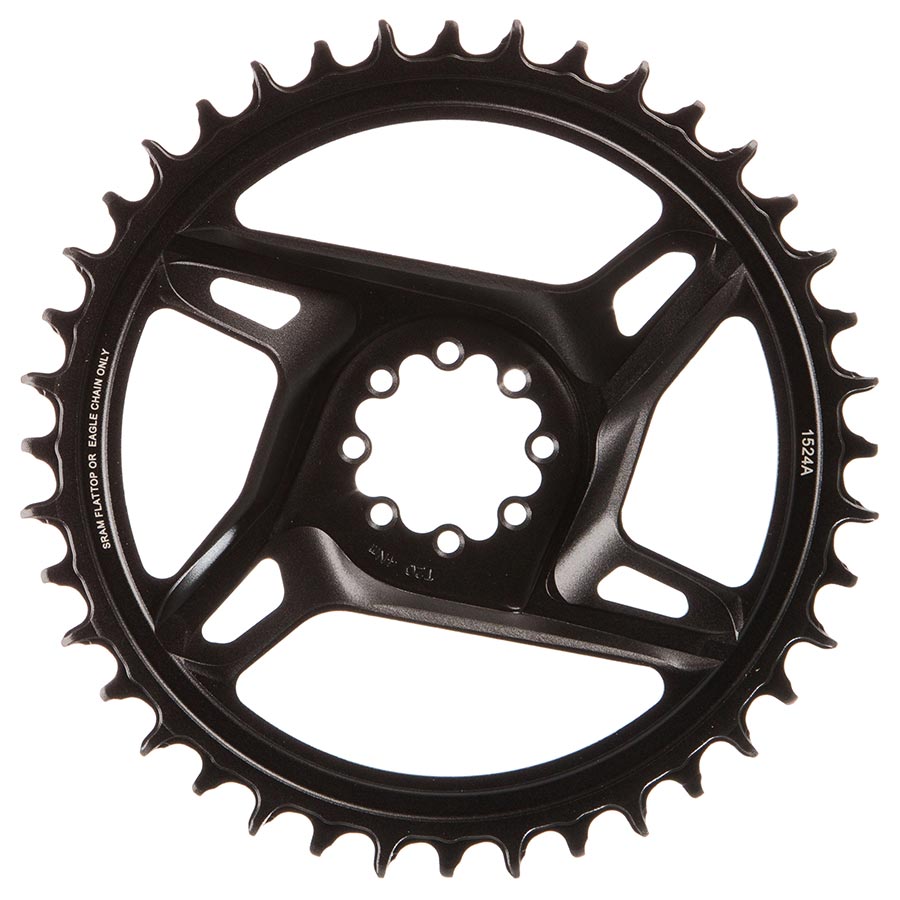 Chainrings SRAM SRAM RED X-Sync Chainring - 40t 12/13-Speed 8-Bolt Direct Mount 6.5mm Offset BLK/Silver E1 Black