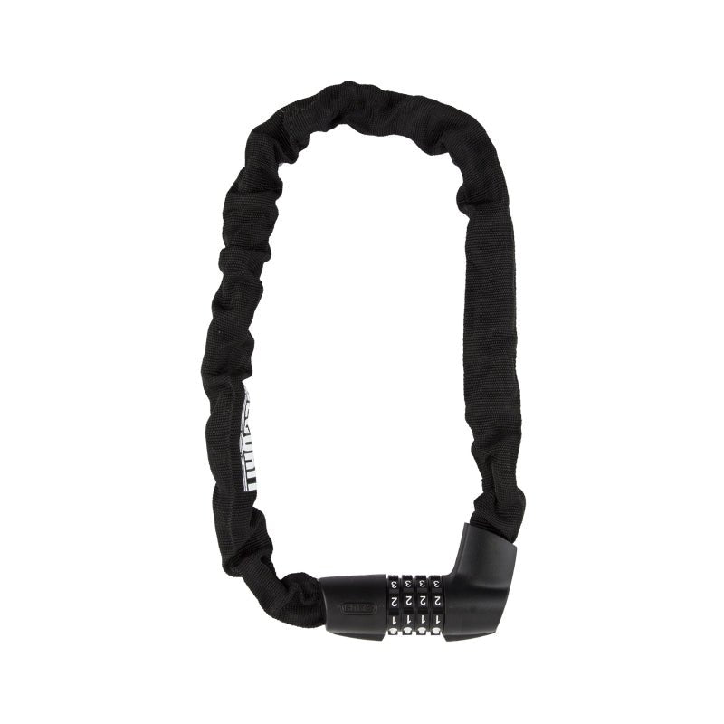 Locks Securit Securit Bronson Chain Combo Lock 6mm 2`5`/75cm Combo Blk Black