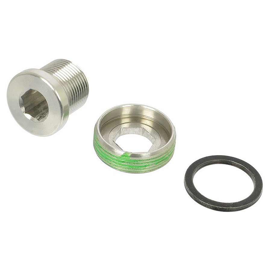 Crank Bolts and Parts TruVativ TruVativ GXP Crank Arm Self-Extracting Bolts M15/M22 Gray