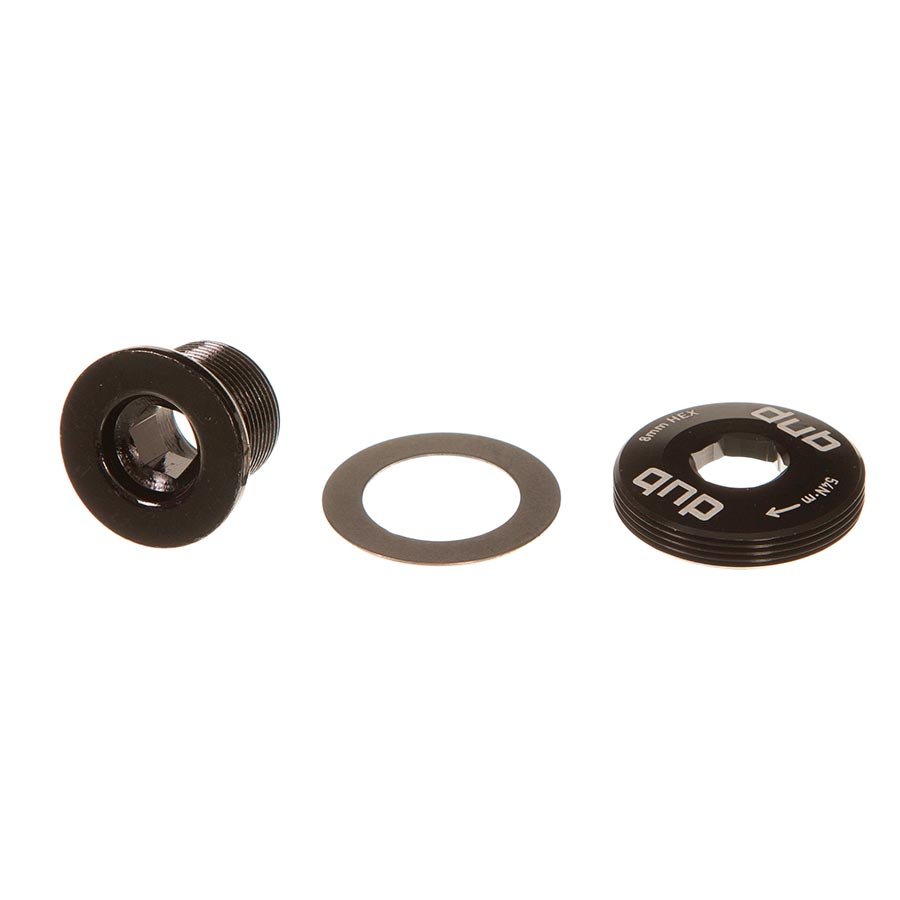 Crank Bolts and Parts SRAM SRAM Self-Extracting Crank Arm Bolt Kit - M18/M30 DUB Steel Black Dark Slate Gray