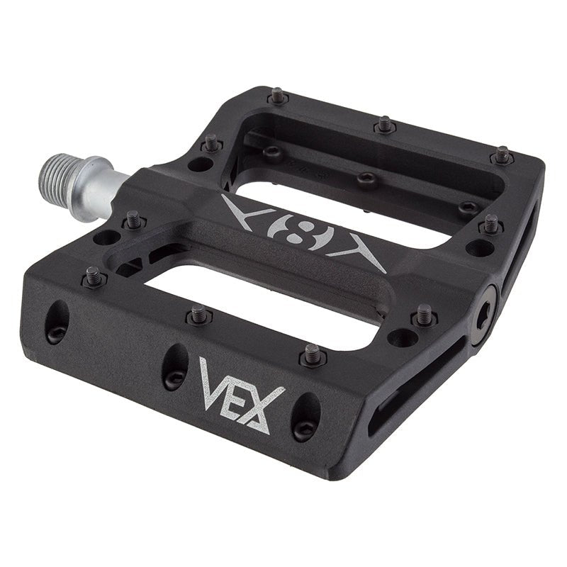 Pedals Origin8 Origin8 Vex Platform 9/16` 1 Sealed and 1 Sleeve Black Composite 105x98x17mm Dark Slate Gray