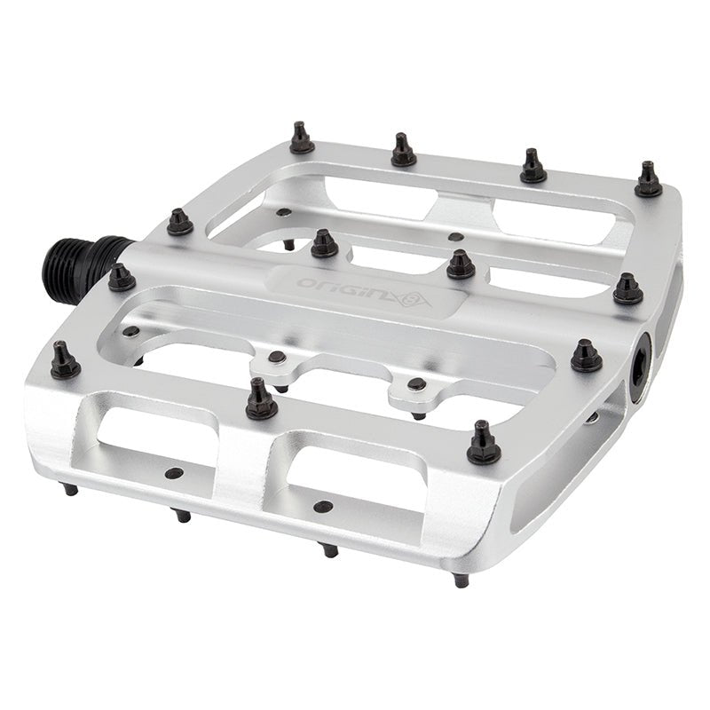 Pedals Origin8 Origin8 Rascal XL Platform 9/16` 2 Sealed and 1 DU Sleeve Silver Alloy 109x110x15mm Light Gray