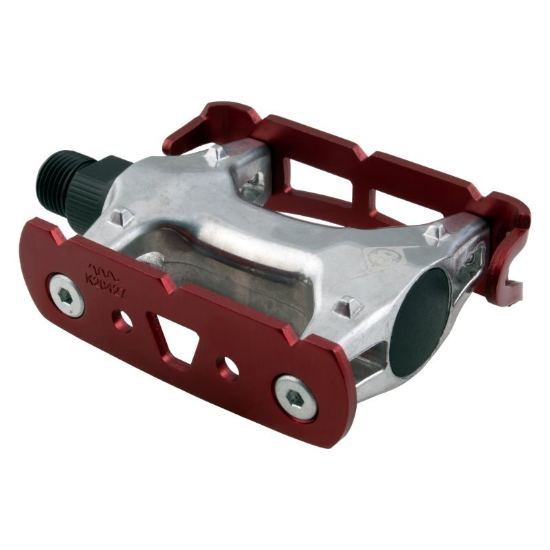 Pedals Origin8 Origin8 Pro Lite Track 9/16` Loose Ball Ano-Red Alloy Dark Slate Gray