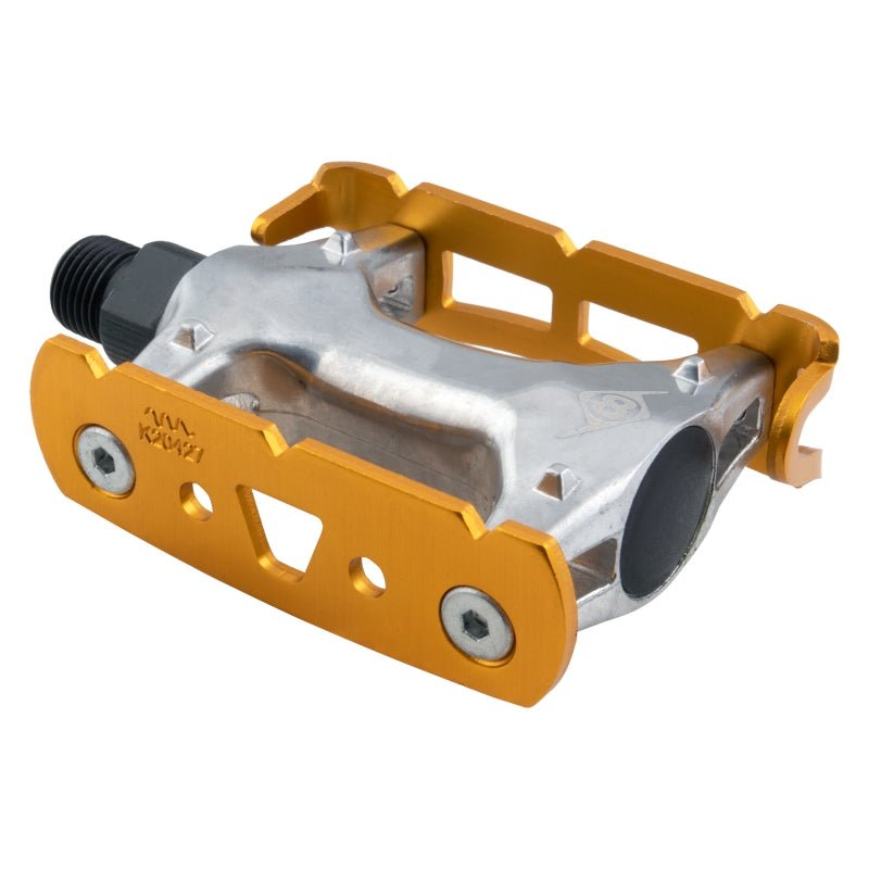 Pedals Origin8 Origin8 Pro Lite Track 9/16` Loose Ball Ano-Gold Alloy Sienna