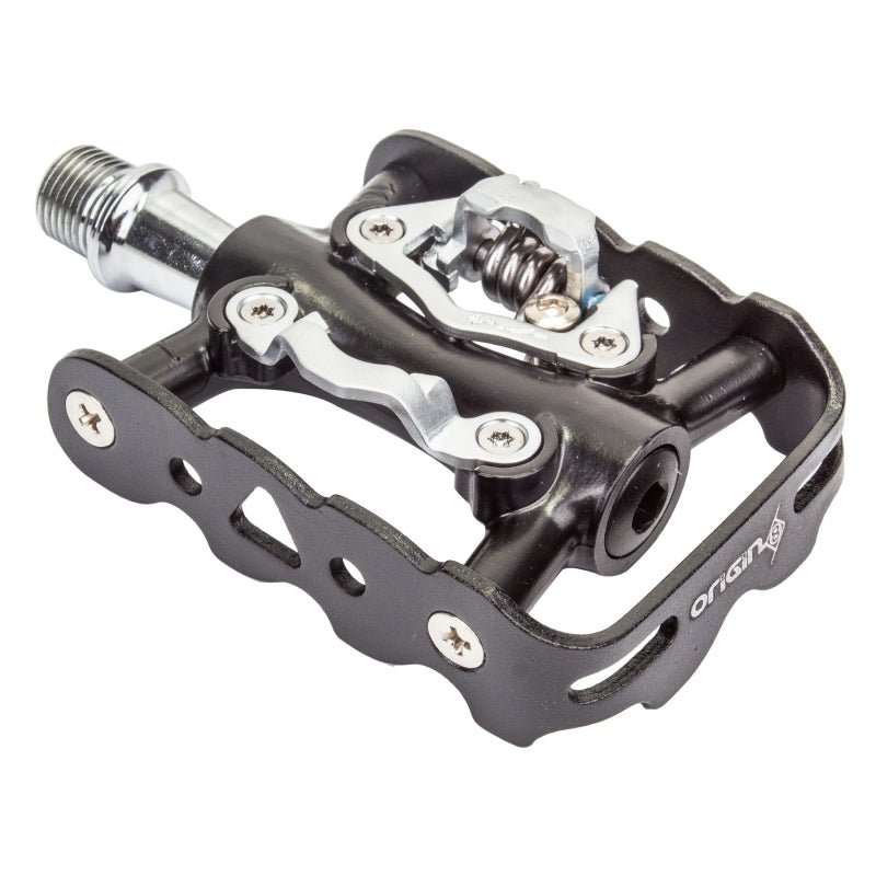 Pedals Origin8 Origin8 Ultim8 MTB Single Clipless 9/16` Sealed Cart. Black/Gray SPD Dim Gray
