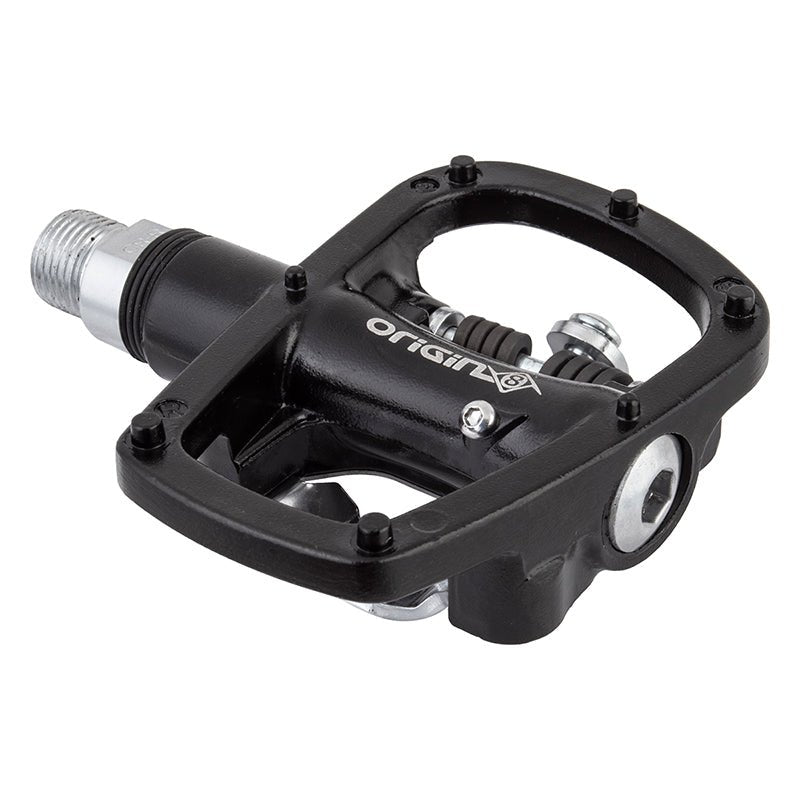 Pedals Origin8 Origin8 Dual Sport MultiPurpose SPD Single Clipless 9/16` Sealed Cart. Black SPD Dark Slate Gray