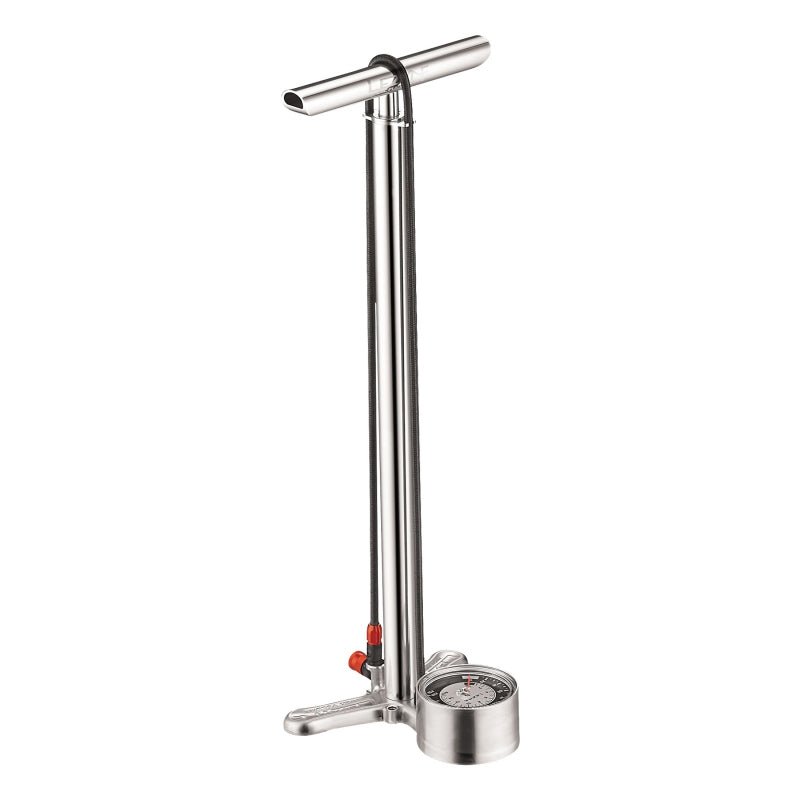 Floor Pumps Lezyne Lezyne CNC Floor Drive Pump: Silver Light Gray