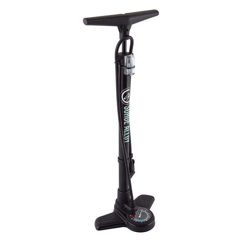 Floor Pumps Sunlite Sunlite Air Surge Alloy Analog PV/SV 160psi Alloy Black Dark Slate Gray