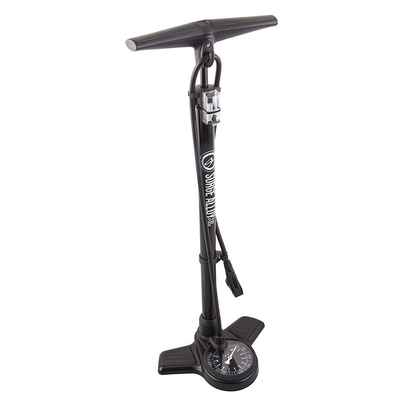 Floor Pumps Sunlite Sunlite Surge Alloy XL Analog 4` PV/SV 160psi Alloy Black Dark Slate Gray