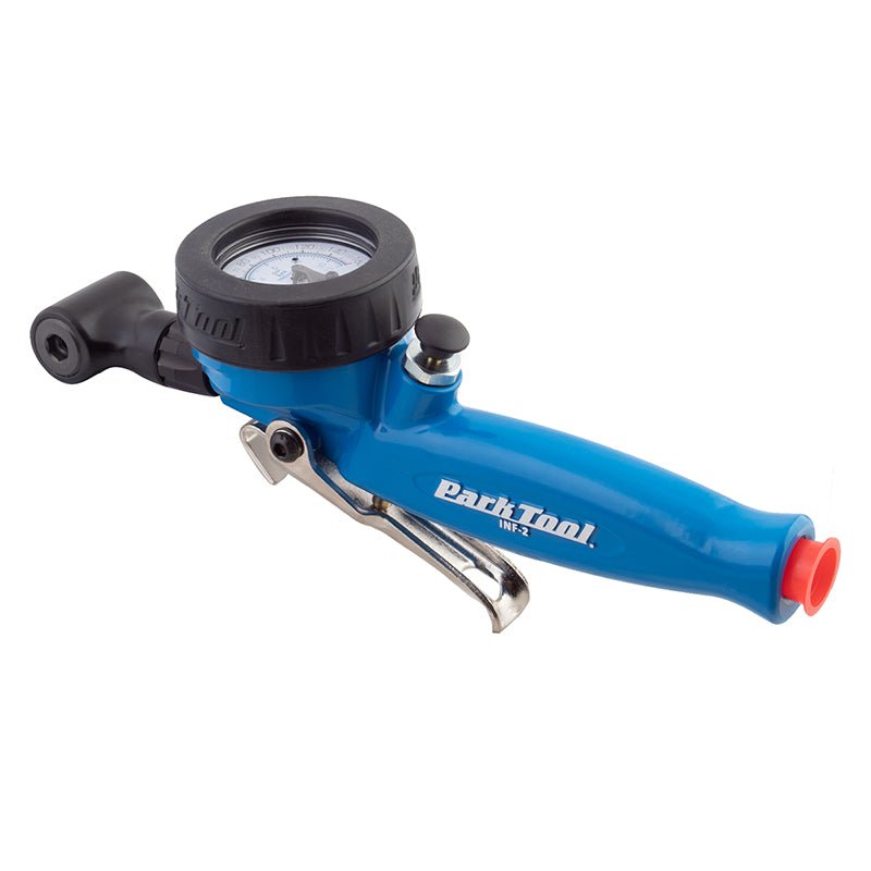 Air Compressor Tools Park Tool Park Tool INF-2 Shop Inflator Presta/Schrader Dark Slate Blue